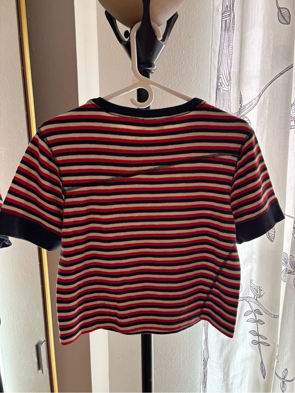 Clare V BateauTop — Red, White & Navy - Picture 4 of 5